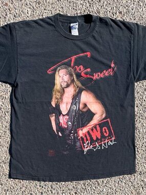 Vintage 90s Kevin Nash Too Sweet WCW Wrestling Shirt XL